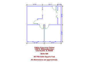 1580 S Milwaukee Ave, Libertyville, IL en alquiler Plano de la planta- Imagen 1 de 1