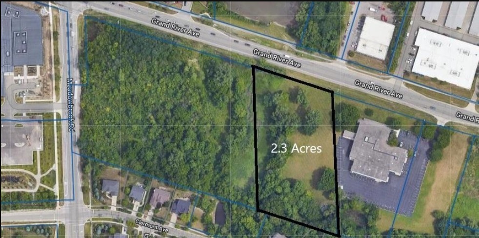 Grand River Ave, Novi, MI en venta - Vista aérea - Imagen 3 de 5