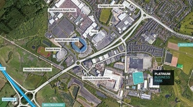 Hall Ln, Bolton, GTM - AÉREA vista de mapa