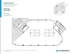 5404 Cypress Center Dr, Tampa, FL en alquiler Plano de la planta- Imagen 1 de 2