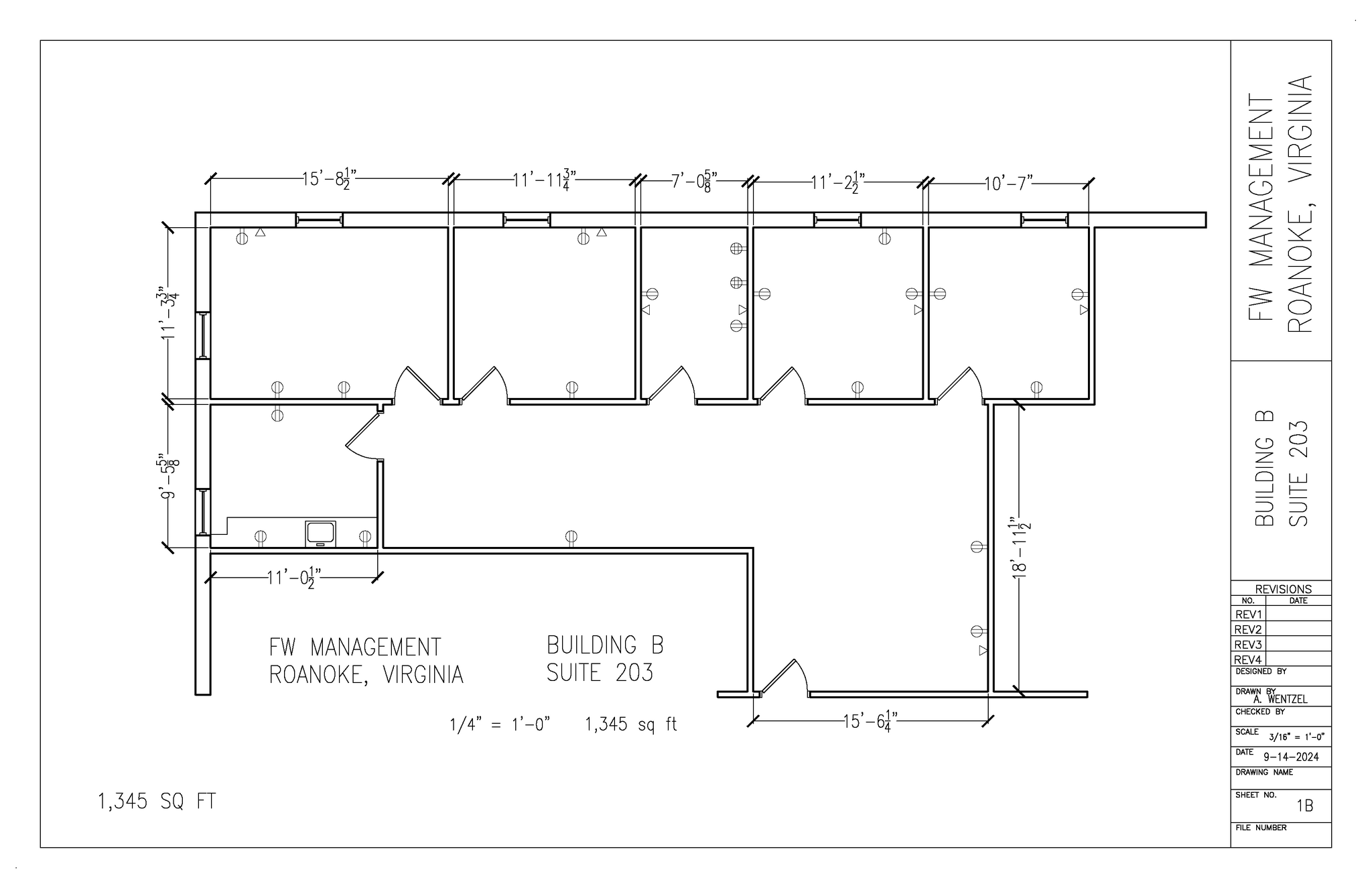 3130 Chaparral Dr, Roanoke, VA en alquiler Plano de la planta- Imagen 1 de 1