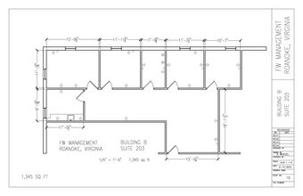 3130 Chaparral Dr, Roanoke, VA en alquiler Plano de la planta- Imagen 1 de 1