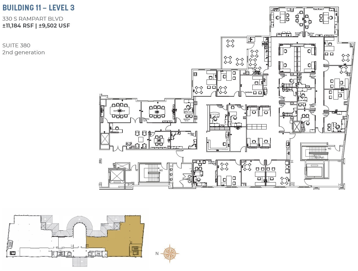 330-420 S Rampart Blvd, Las Vegas, NV en alquiler Plano de la planta- Imagen 1 de 1