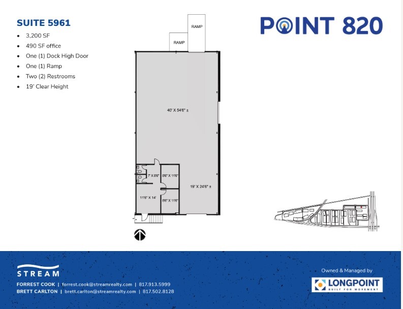 5721 E Rosedale St, Fort Worth, TX en alquiler Plano de la planta- Imagen 1 de 1