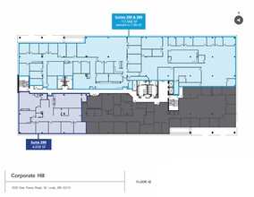 1610 Des Peres Rd, Des Peres, MO en alquiler Plano de la planta- Imagen 1 de 1