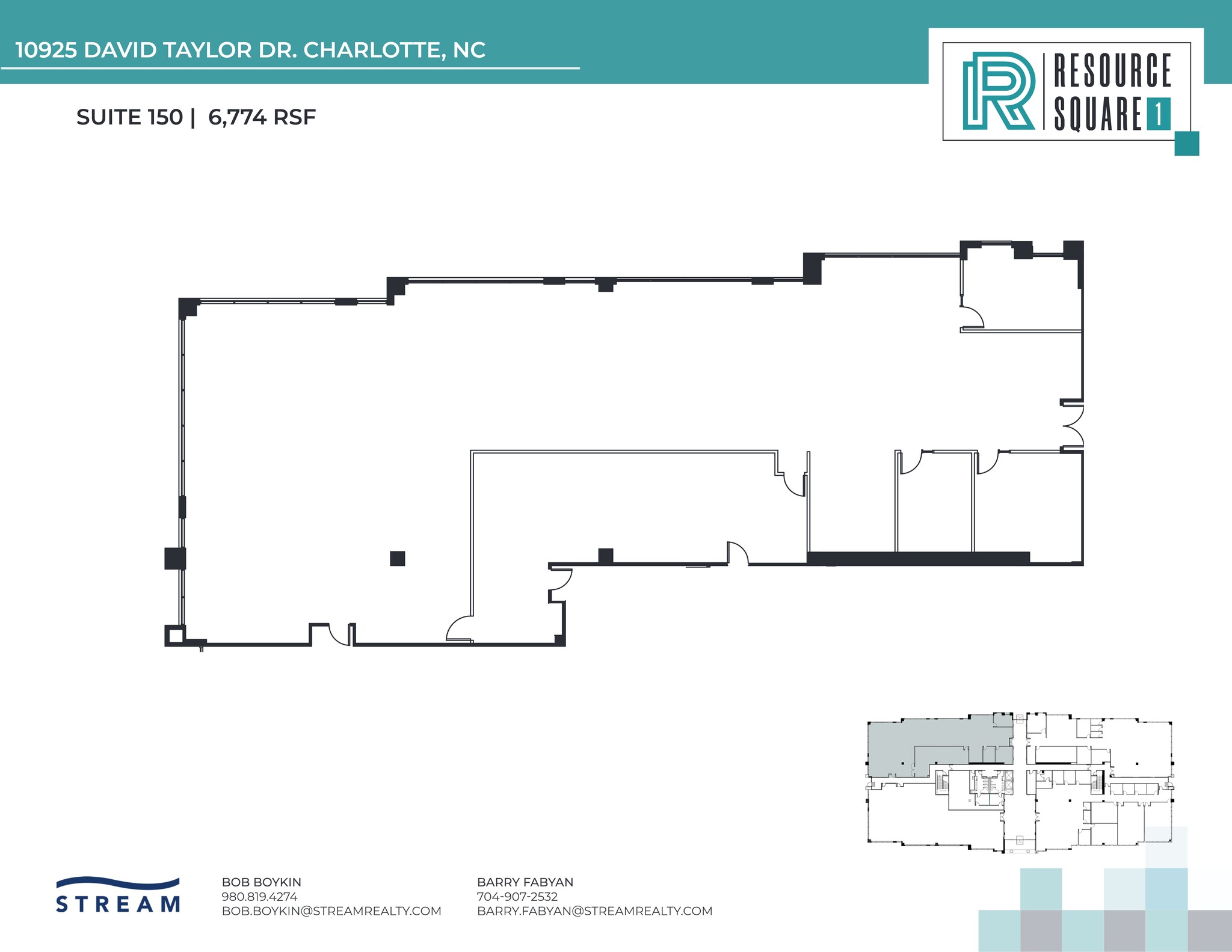 10735 David Taylor Dr, Charlotte, NC en alquiler Plano del sitio- Imagen 1 de 1