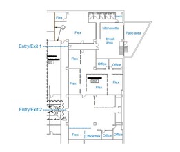 100 Lincoln Sq, Urbana, IL en alquiler Plano de la planta- Imagen 1 de 22