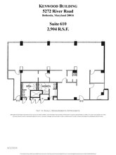 5272 River Rd, Bethesda, MD en alquiler Plano de la planta- Imagen 1 de 1