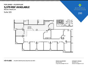 200 Mansell Ct E, Roswell, GA en alquiler Plano de la planta- Imagen 1 de 1