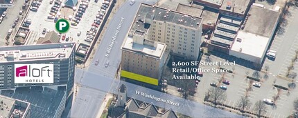 201 W Washington St, Greenville, SC - VISTA AÉREA  vista de mapa