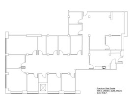 414 N Orleans St, Chicago, IL en alquiler Plano de la planta- Imagen 1 de 1