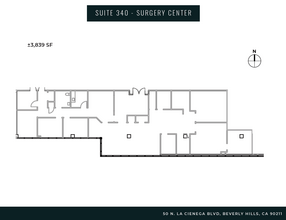 50 N La Cienega Blvd, Beverly Hills, CA en alquiler Plano de la planta- Imagen 1 de 12