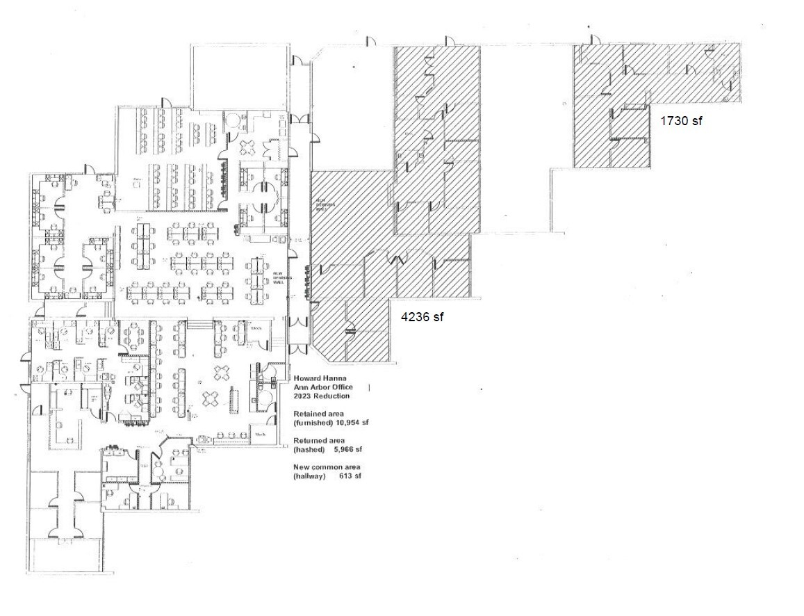 1880-1898 W Stadium Blvd, Ann Arbor, MI en alquiler Plano de la planta- Imagen 1 de 1