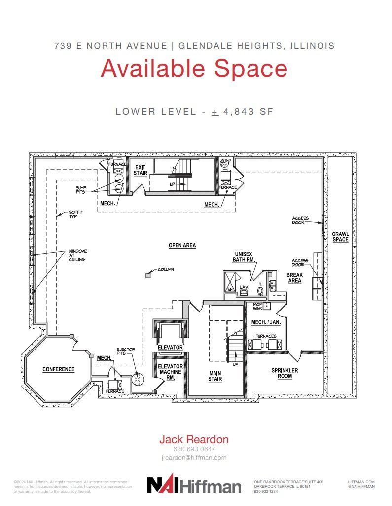 739 North Ave, Glendale Heights, IL en venta Plano de la planta- Imagen 1 de 1