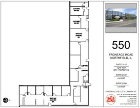 540-550 W Frontage Rd, Northfield, IL en alquiler Plano de la planta- Imagen 1 de 11