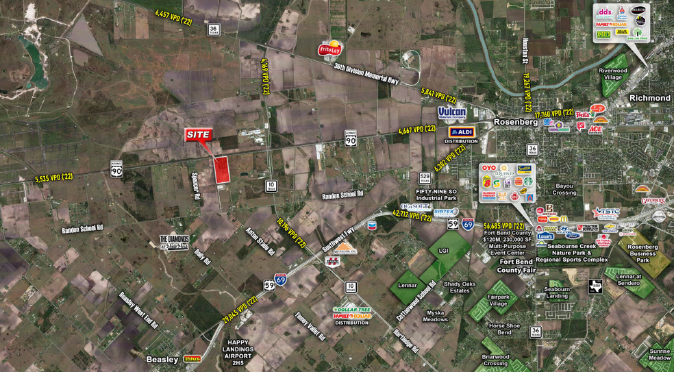 Highway 90A, Rosenberg, TX en venta - Foto del edificio - Imagen 2 de 2