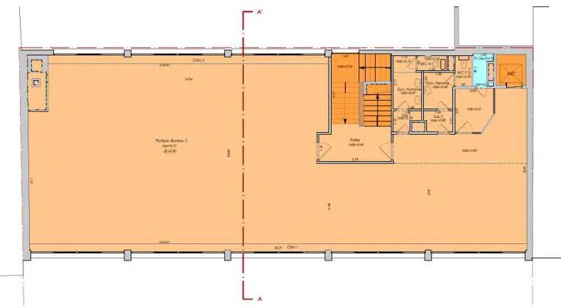 3 Rue Albert De Vatimesnil, Levallois-Perret en alquiler - Plano de la planta - Imagen 2 de 3