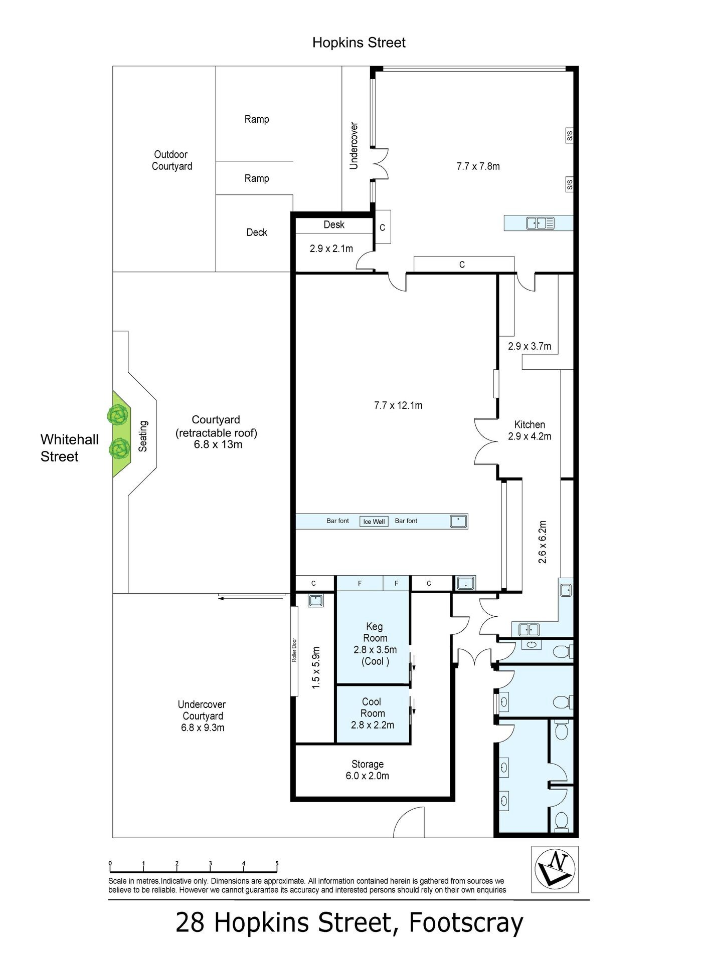 28 Hopkins St, Footscray en venta Plano de la planta- Imagen 1 de 3