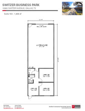 10930 Switzer Ave, Dallas, TX en alquiler Plano de la planta- Imagen 1 de 1