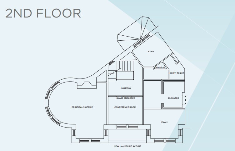 1011 New Hampshire Ave NW, Washington, DC en alquiler Plano de la planta- Imagen 1 de 1