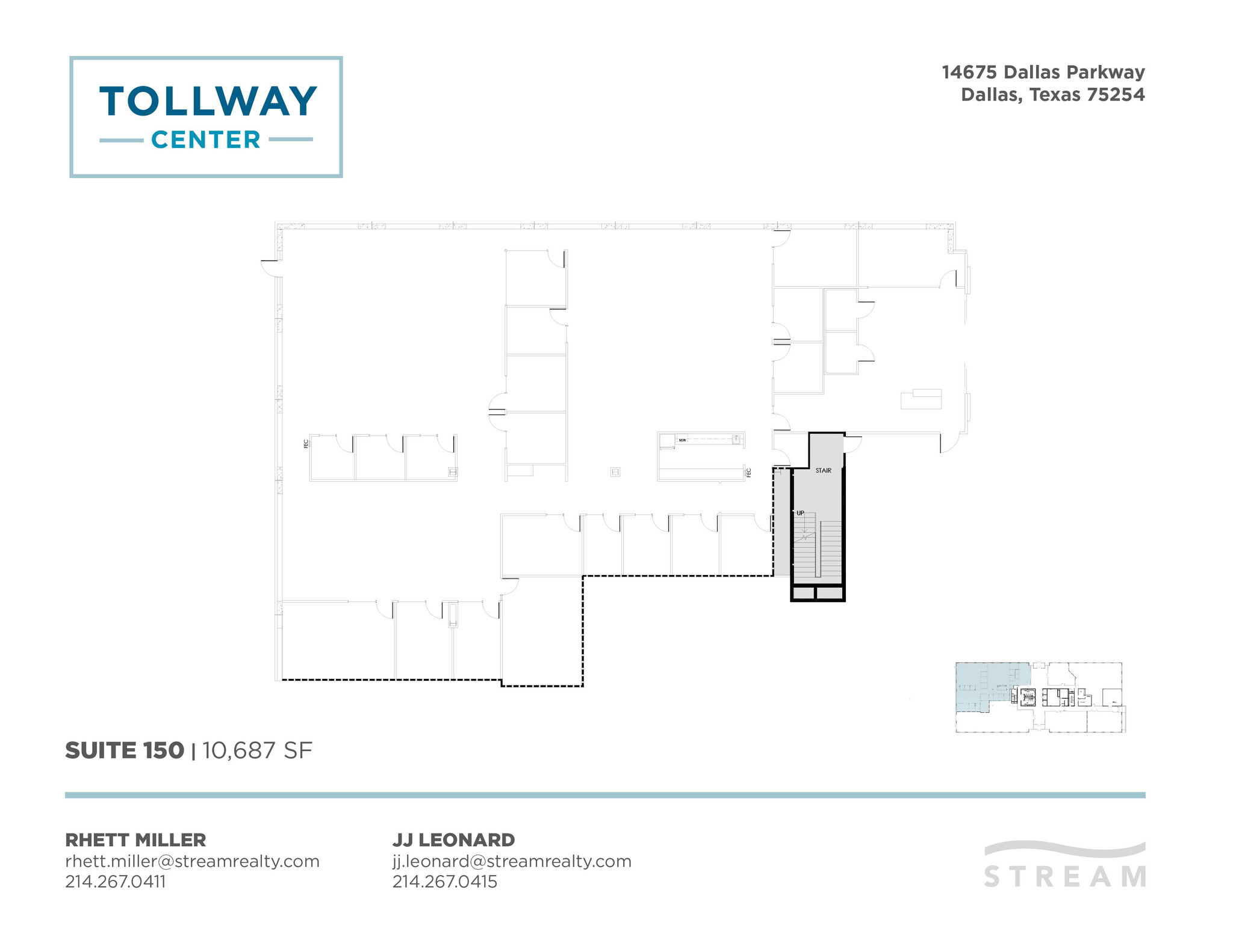 14675 Dallas Pky, Dallas, TX en alquiler Plano de la planta- Imagen 1 de 1