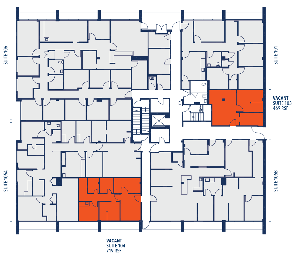 10301 Georgia Ave, Silver Spring, MD en alquiler Plano de la planta- Imagen 1 de 1