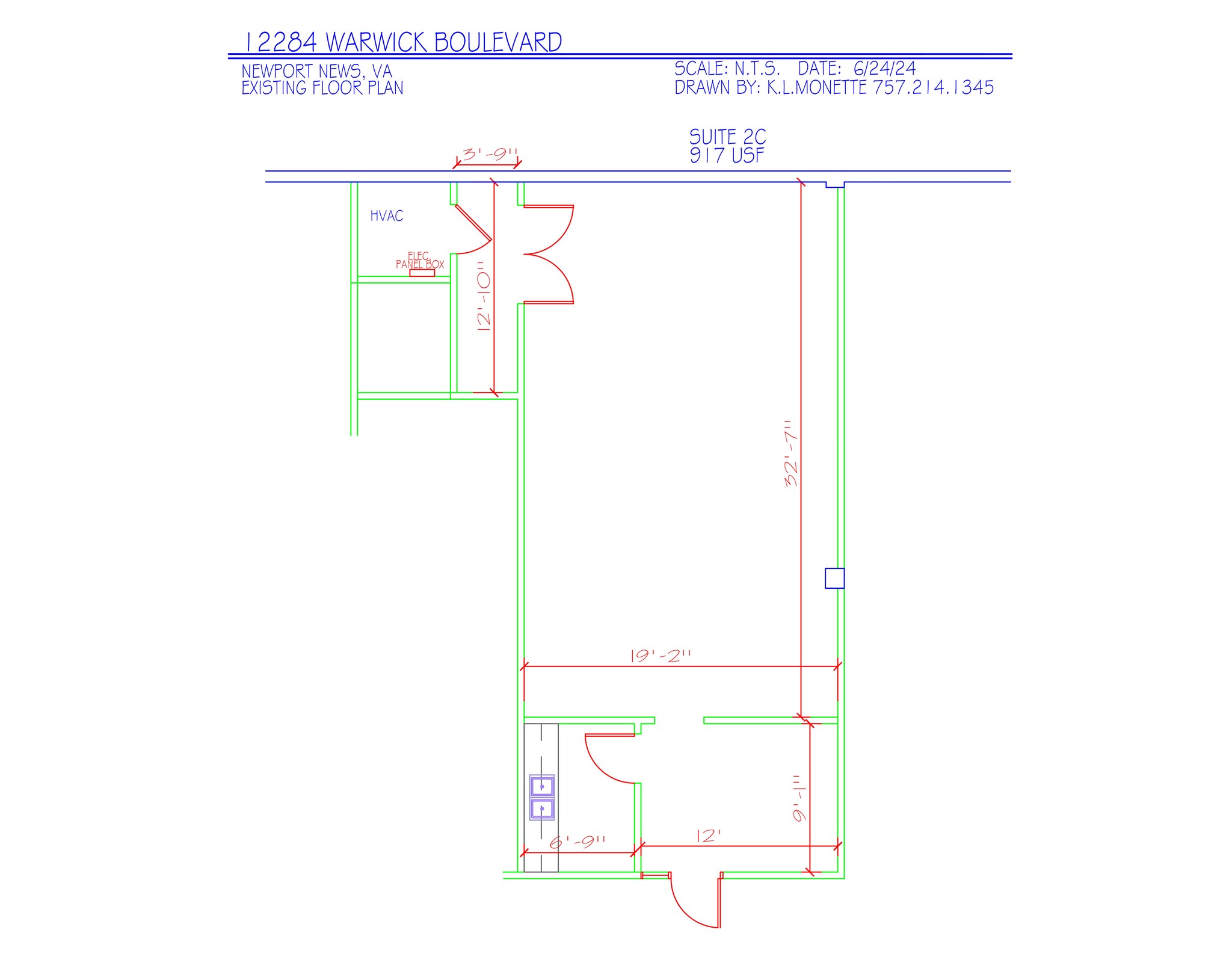 12284 Warwick Blvd, Newport News, VA en alquiler Plano del sitio- Imagen 1 de 6