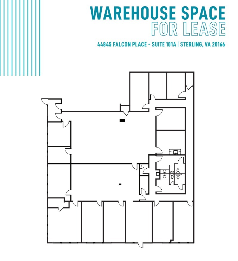 44880 Falcon Pl, Dulles, VA en alquiler Plano de la planta- Imagen 1 de 1