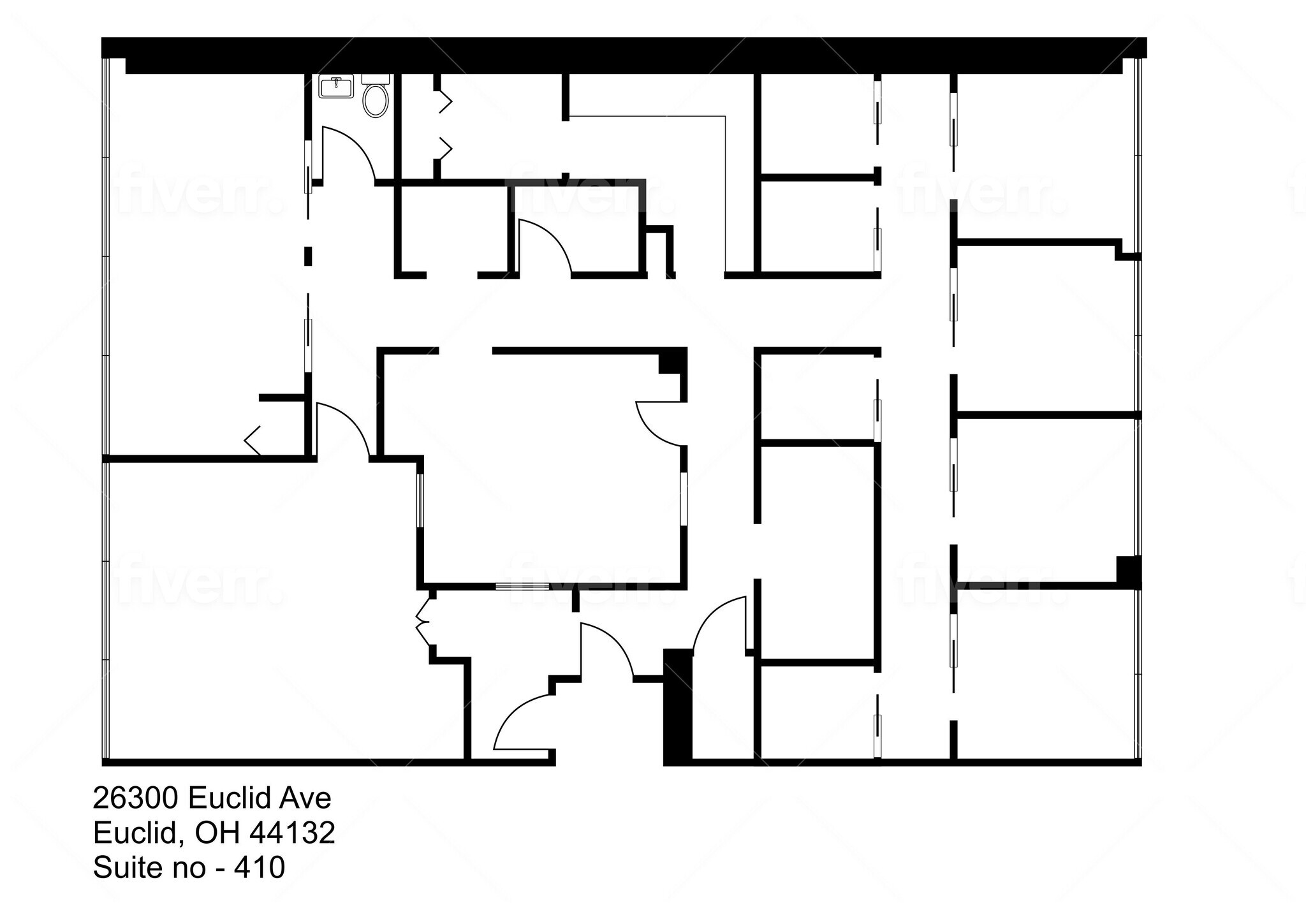 26300 Euclid Ave, Cleveland, OH en alquiler Plano de la planta- Imagen 1 de 1