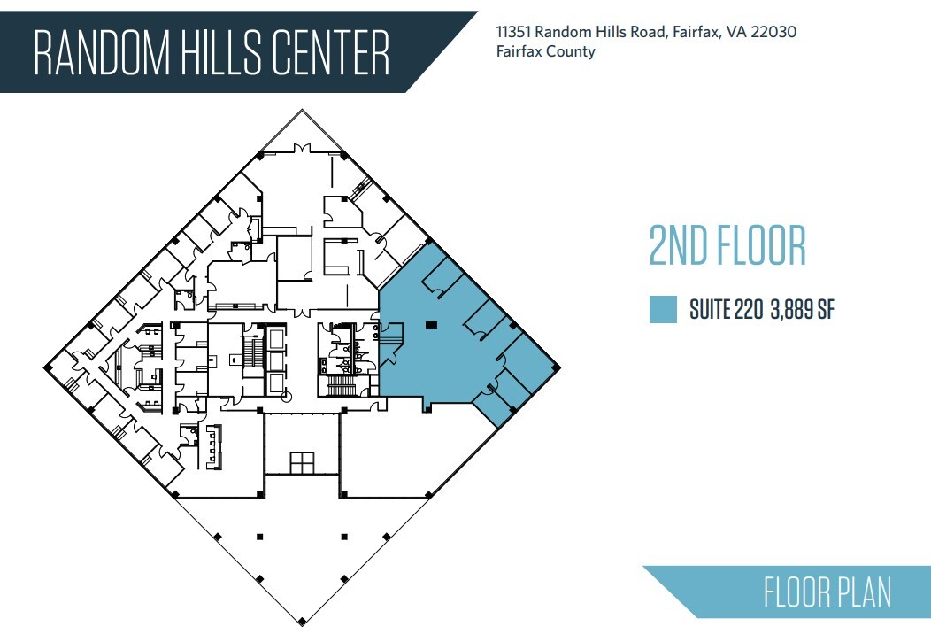 11351 Random Hills Rd, Fairfax, VA en alquiler Plano de la planta- Imagen 1 de 1