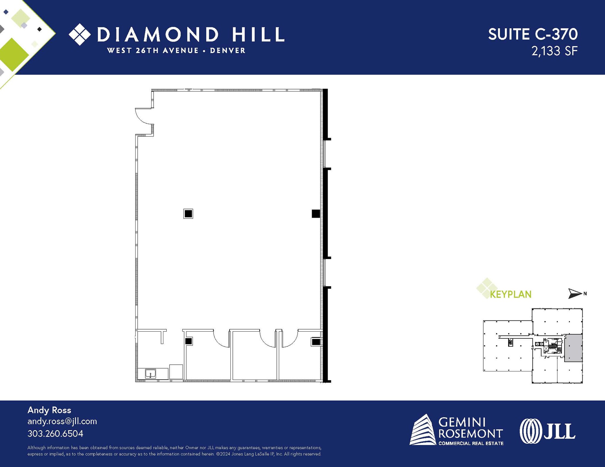 2490 W 26th Ave, Denver, CO en alquiler Plano de la planta- Imagen 1 de 2