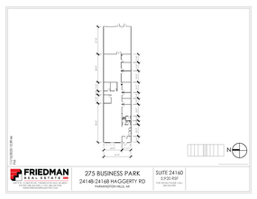 24120-24168 Haggerty Rd, Farmington Hills, MI en alquiler Plano de la planta- Imagen 1 de 2