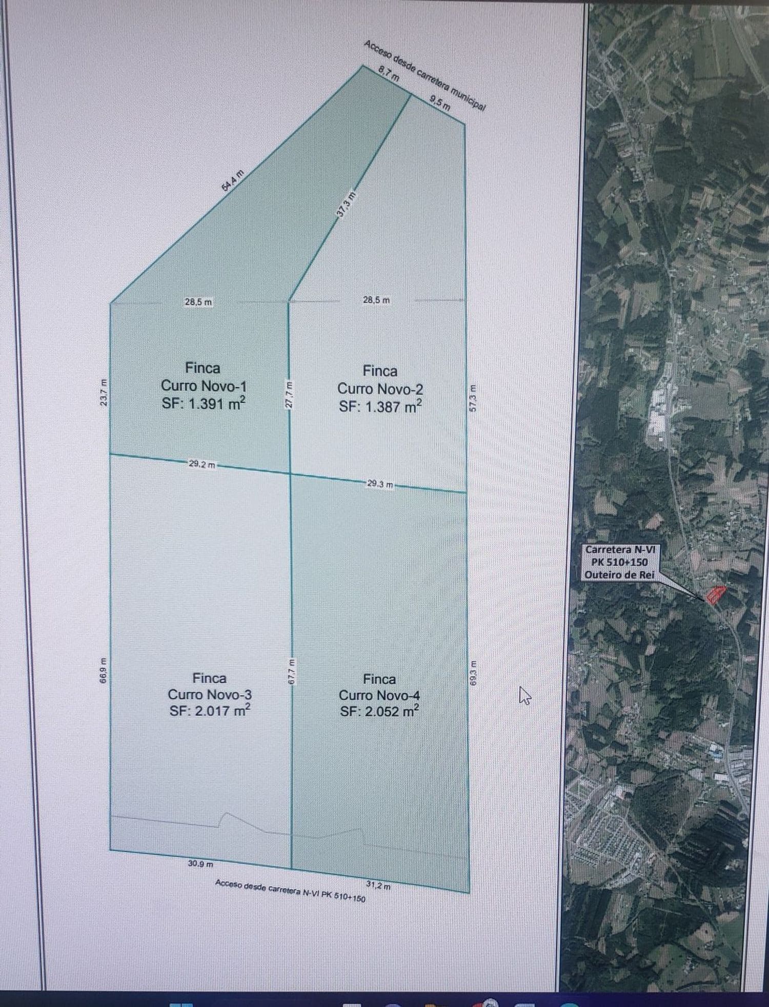 Coruña, S/N, Lugo, Lugo en venta Plano del sitio- Imagen 1 de 9