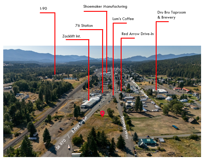 XXX SR 903, Cle Elum, WA en alquiler - Vista aérea - Imagen 2 de 5