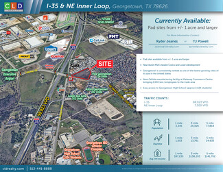 Más detalles para NE Inner Loop loop, Georgetown, TX - Terrenos en venta