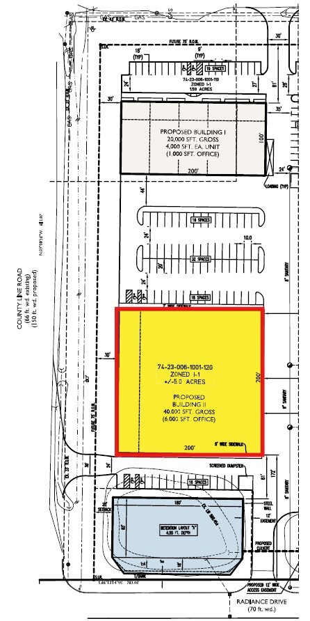 10137 Marine City Hwy, Ira Township, MI en alquiler Plano del sitio- Imagen 1 de 2