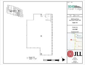 9040 Roswell Rd, Atlanta, GA en alquiler Plano de la planta- Imagen 1 de 1