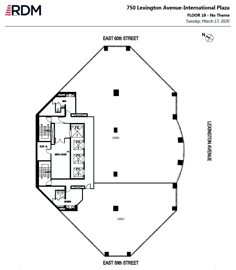 750 Lexington Ave, New York, NY en alquiler Plano de la planta- Imagen 1 de 1