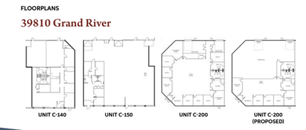 39810 Grand River Ave, Novi, MI en alquiler Plano de la planta- Imagen 1 de 1