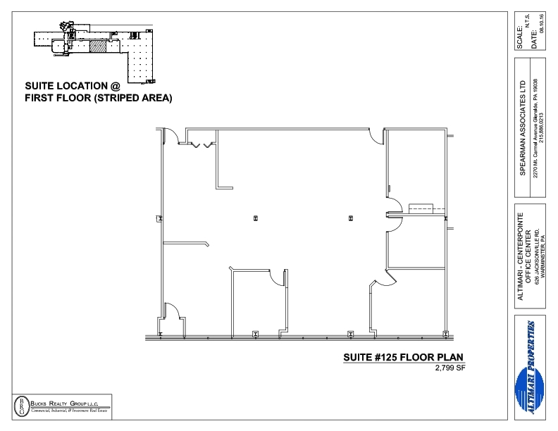 626 Jacksonville Rd, Warminster, PA en alquiler Plano de la planta- Imagen 1 de 1