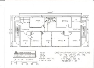 175-179 Post Rd W, Westport, CT en alquiler Plano de la planta- Imagen 2 de 2