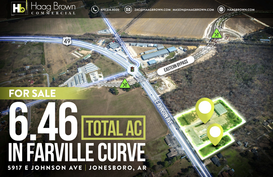 5917 E Johnson Ave, Jonesboro, AR en venta - Vista aérea - Imagen 1 de 8