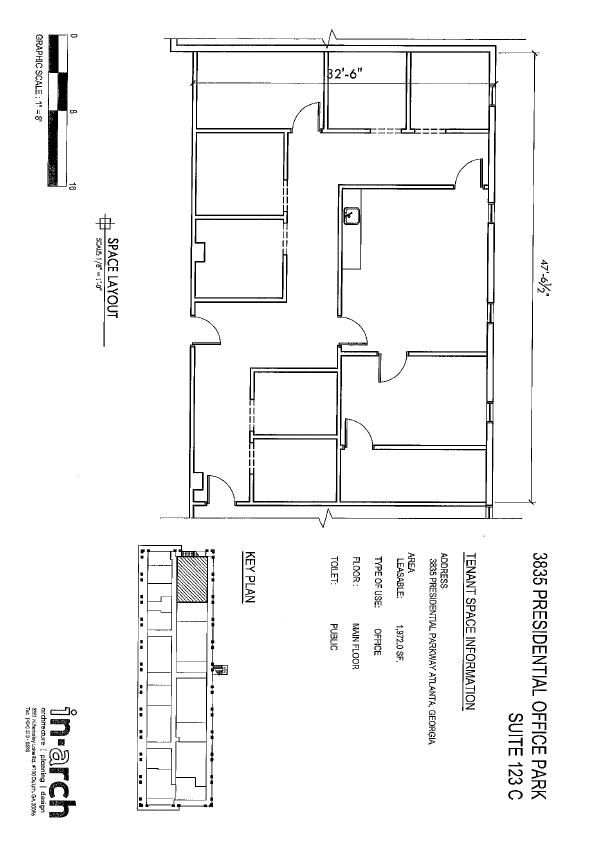 3815 Presidential Pky, Doraville, GA en alquiler Plano de la planta- Imagen 1 de 1