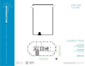 15455 Dallas Pky, Addison, TX en alquiler Plano de la planta- Imagen 1 de 7