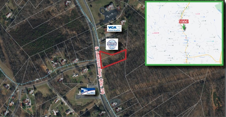 S. Amherst Hwy, Monroe, VA en venta - Vista aérea - Imagen 1 de 2