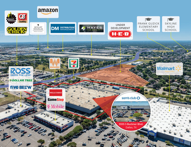 Sam's Club, Dallas, TX en venta - Foto del edificio - Imagen 2 de 6