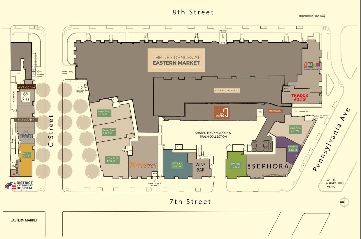 700 Pennsylvania Ave SE, Washington, DC en alquiler Plano del sitio- Imagen 1 de 2