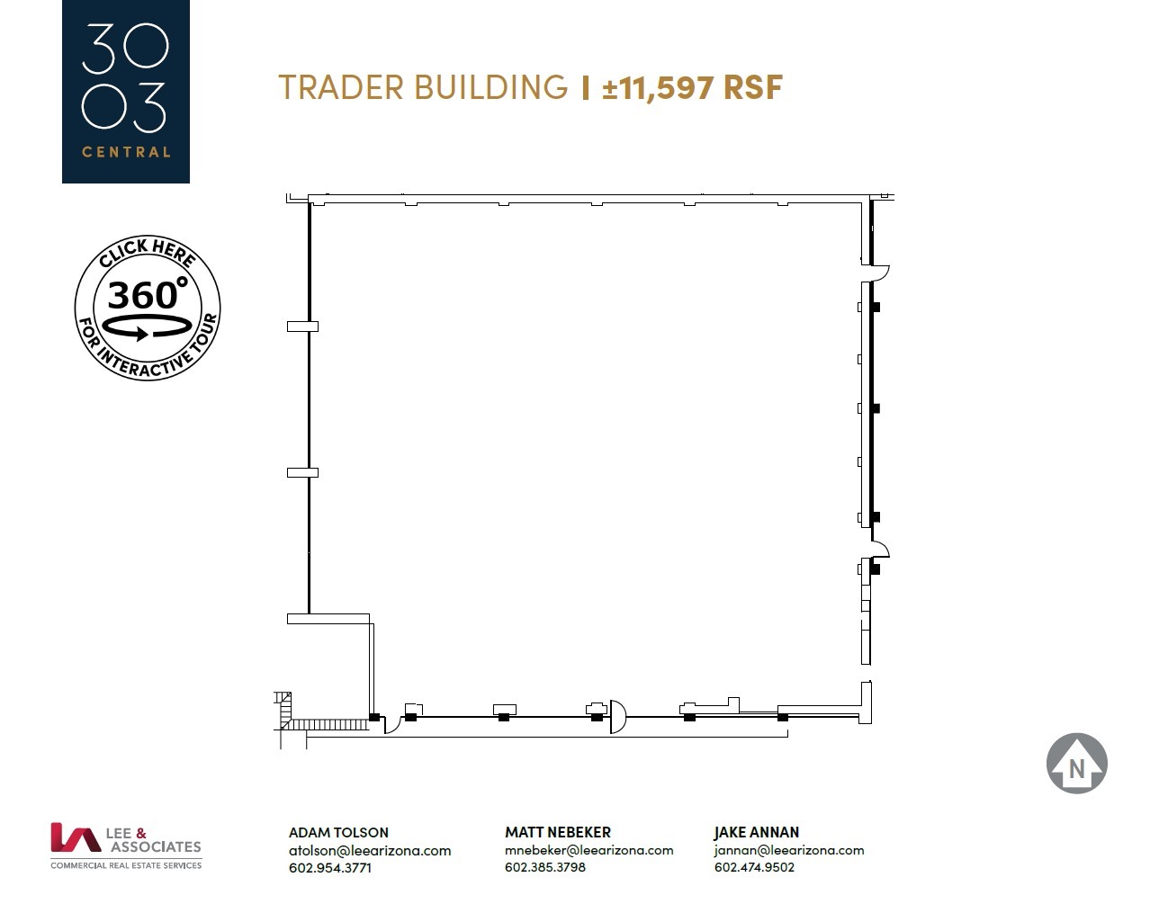 3003 N Central Ave, Phoenix, AZ en venta Plano de la planta- Imagen 1 de 1