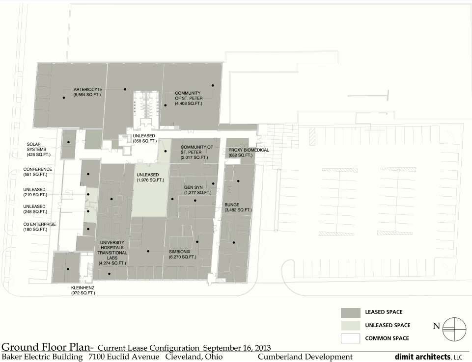 7100 Euclid Ave, Cleveland, OH en alquiler Plano de la planta- Imagen 1 de 2