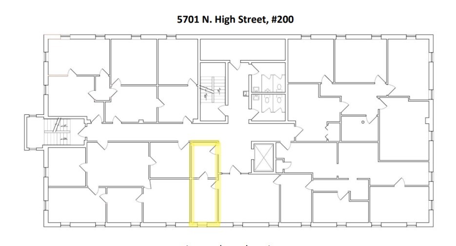 5701 N High St, Worthington, OH en alquiler Plano de la planta- Imagen 1 de 1